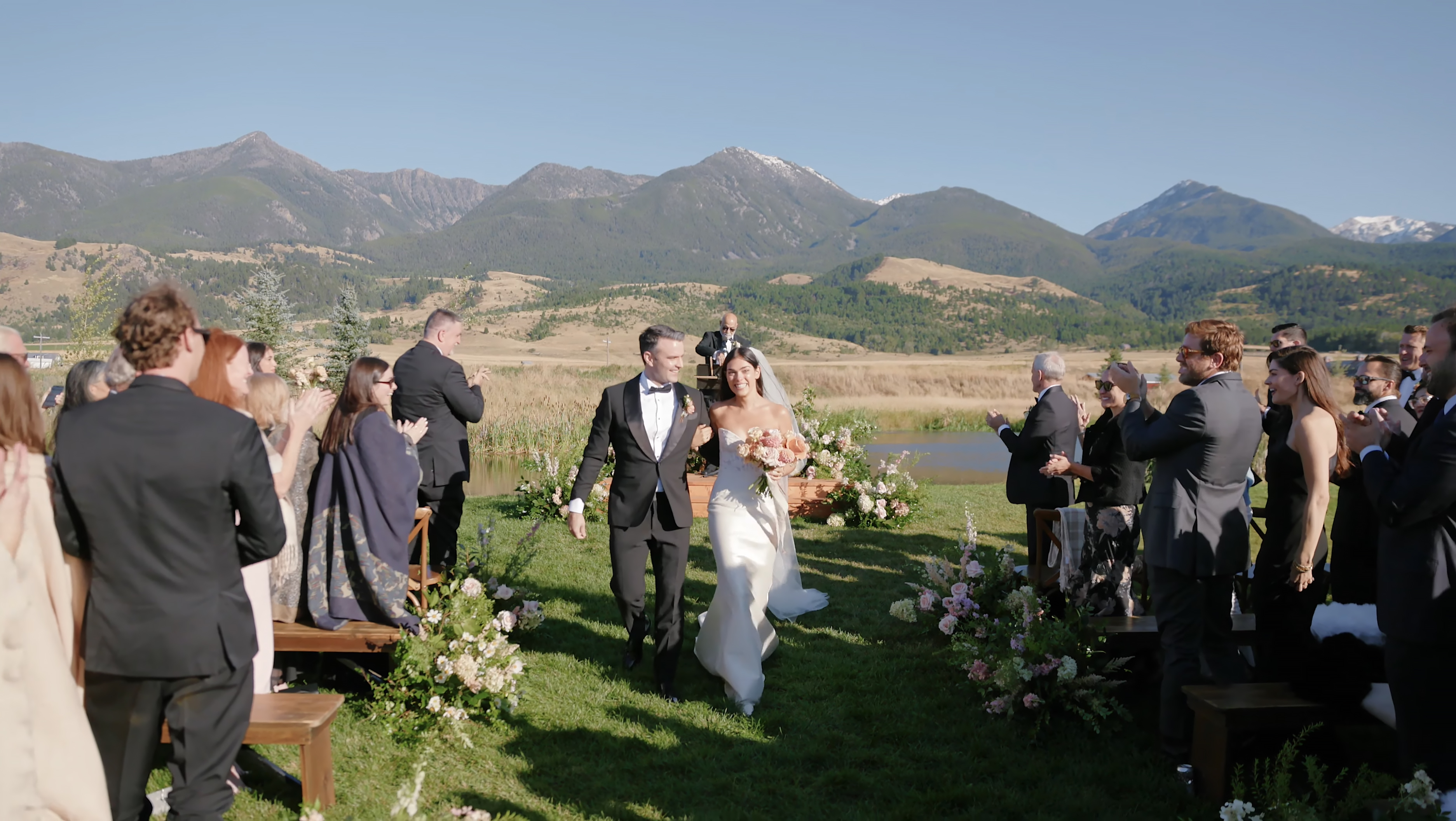 Wedding day in Montana